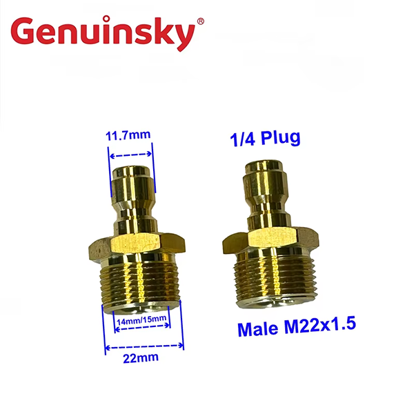 Ổ cắm tháo nhanh 1/4 inch M22x1.5