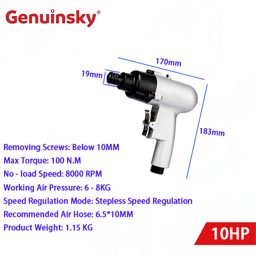 Tại sao nên chọn tuốc nơ vít khí nén loại súng 10HP?