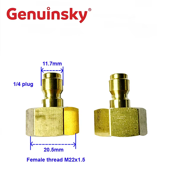 Nhỏ nhanh 1/4 inch nữ kết nối M22