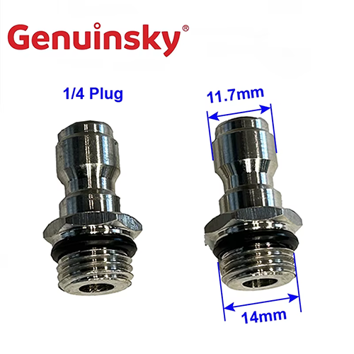 Thép không gỉ cắm nhanh 1/4 inch
