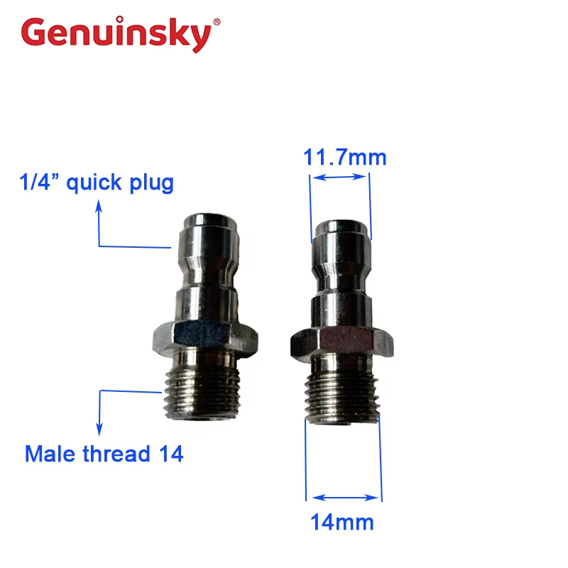 Thép không gỉ Nhỏ nhanh phích cắm 1/4 inch